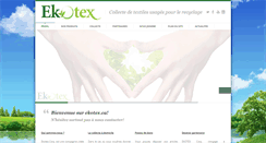 Desktop Screenshot of ekotex.ca